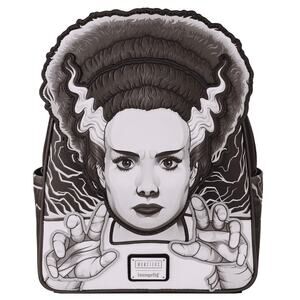 Loungefly Universal Monsters The Bride of Frankenstein GLOW mini Backpack NWT